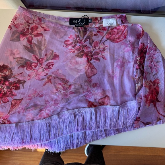 PatBO Floral Purple Skirt - Picture 2 of 11
